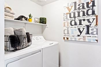 In-home full-size washer and dryer